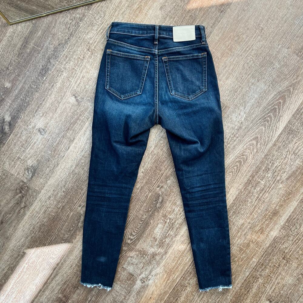 Everlane curvy high-rise skinny crop jeans raw hem - Picture 5 of 6